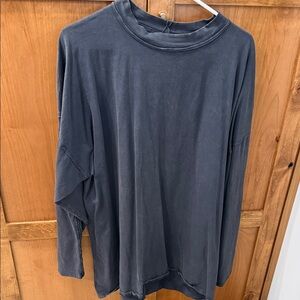 We The Free Slate Blue Long Sleeve Top